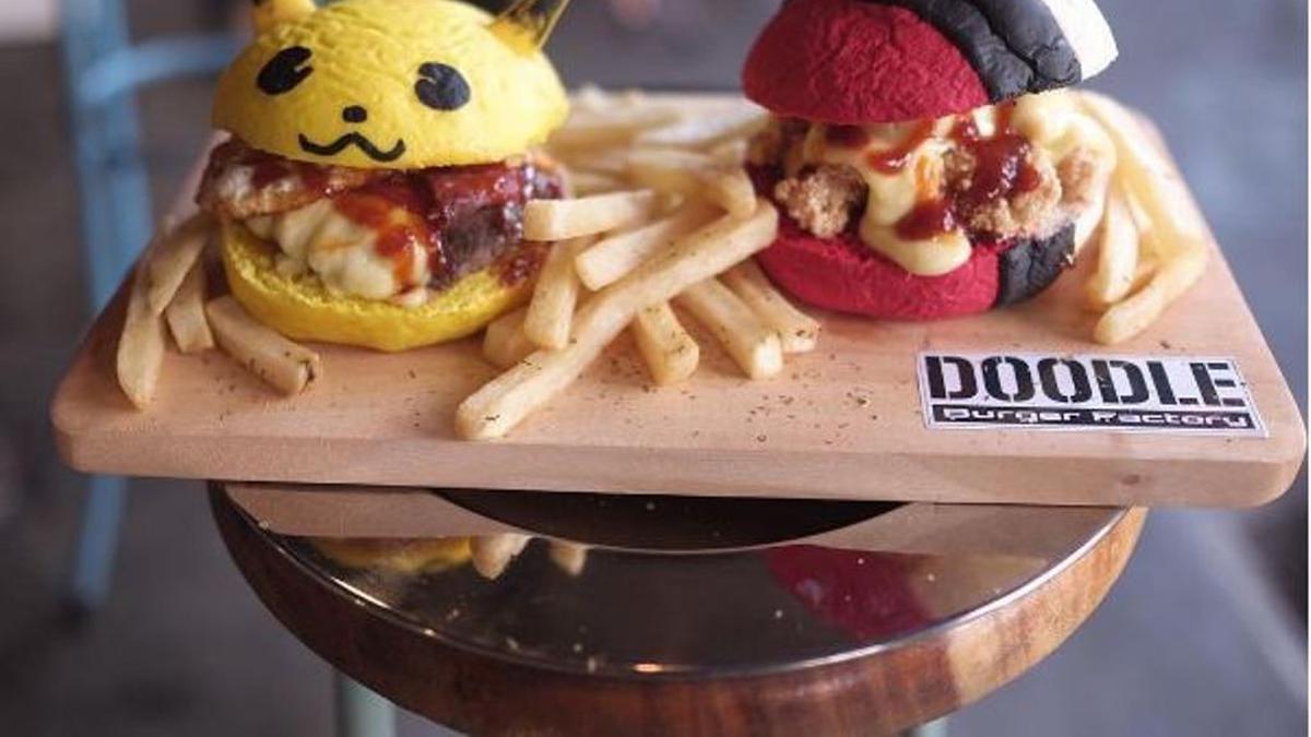 Mencicip Kelezatan Doodle yang Jadi Burger di Yogyakarta