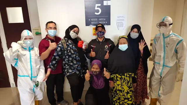 Kisah dua pasien COVID-19 yang dipertemukan di Wisma Atlet.