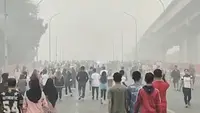 Olahraga sambil Menghirup Asap