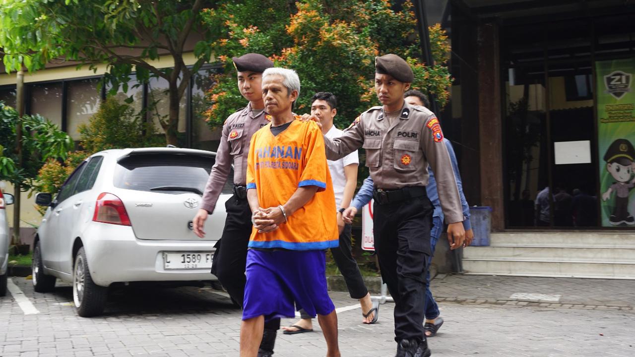 Predator Seks Cabuli 11 Anak Ditangkap Polisi, Korbannya Tersebar di Surabaya dan Sidoarjo