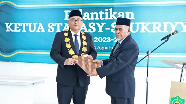 Pelantikan Ketua STAI Asy-Syukriyyah Tangerang Assoc. Prof. Dr. Evan Hamzah Muchtar, M.E.Sy.