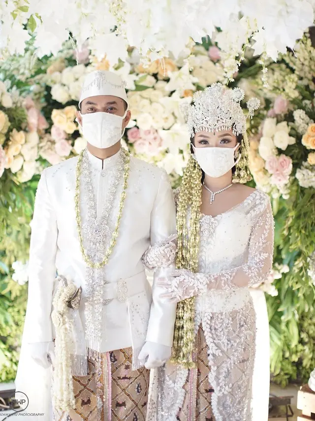 Potret akad nikah Zaskia Gotik dan Sirajuddin Mahmud