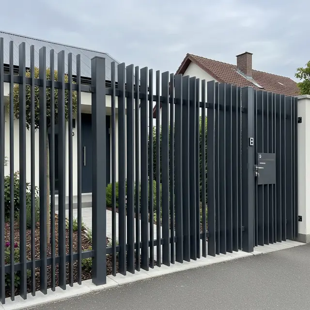 Model Pagar Rumah Kecil agar Tetap Terlihat Luas dan Elegan (Gambar: Gemini AI)