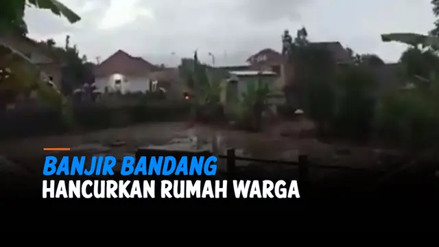 VIDEO: Banjir Bandang Terjang Garut, Rumah Warga Hancur
