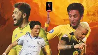 Cover Duel Antarlini Arema FC Vs Barito Putera (Bola.com/Bayu Kurniawan Santoso)