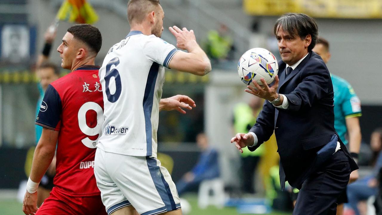 FOTO: Kalahkan Cagliari 3-1, Mantapkan Posisi Inter Milan di Puncak Klasemen Liga Italia