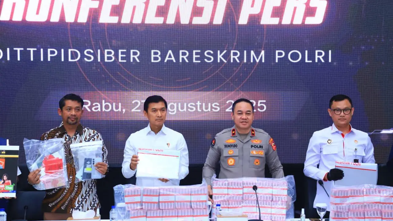 Pengungkapan sindikat judi online berskala nasional dan Internasional.