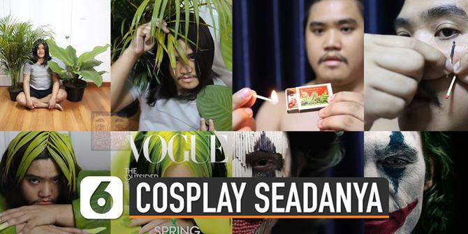 VIDEO: Kreatif Foto-Foto Aksi Pria Cosplay Gunakan Barang Seadanya