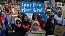 Membuang sampah plastik secara sembarangan akan berdampak pada pencemaran tanah dan laut. (Liputan6.com/Angga Yuniar)
