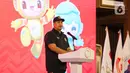 "Maka berjuangan lah semakismal mungkin dengan sportifitas karena hasil Asian Games ini akan jadi tolok ukur untuk Olimpiade Paris 2024. Saya ingatkan kontingen untuk fokus mengejar mendali emas jangan menyerah sampai bisa menggapainya," ujarnya. (Liputan6.com/Faizal Fanani)