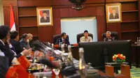 Menteri Agama Lukman Hakim Saifuddin menerima Wakil Dirjen Imigrasi Kerajaan Arab Saudi Khaled Al Aloteibi, di Kantor Kementerian Agama, di Jakarta, Senin (8/4/2019). Dok Kemenag/Rusydi