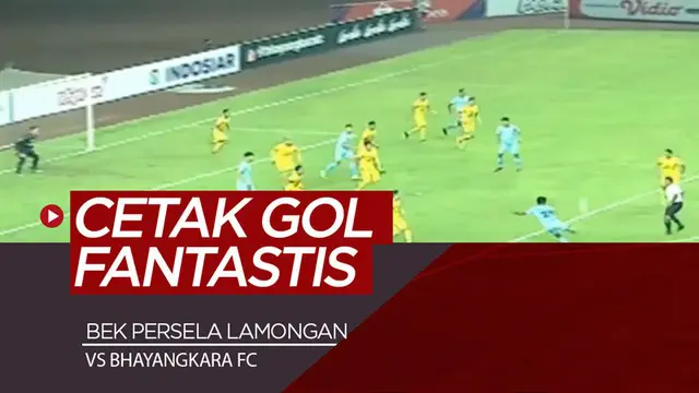 Berita video momen gol fantastis bek Persela Lamongan, Mochammad Zaenuri, ke gawang Bhayangkara FC dalam lanjutan Shopee Liga 1 2019, Rabu (26/6/2019).