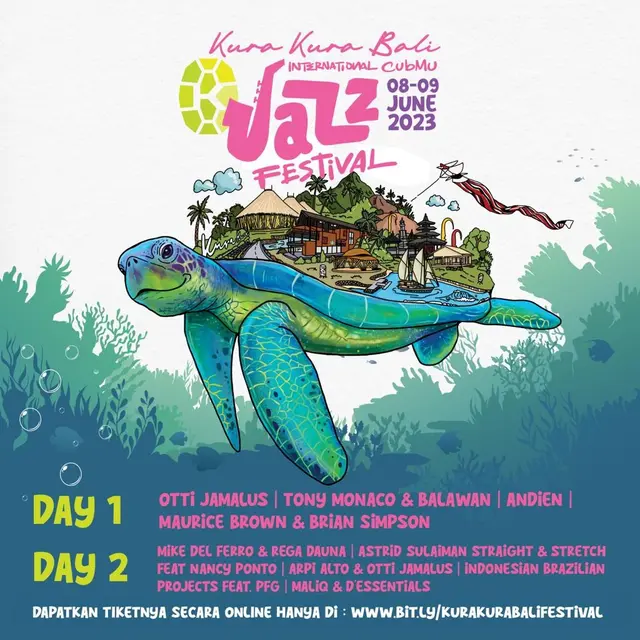 Kura Kura Bali International CubMu Jazz Festival digelar  8-9 Juni 2023