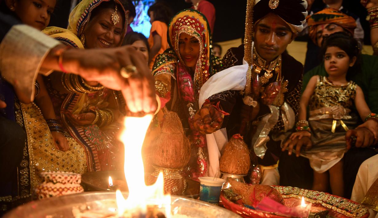 Intip Pernikahan Massal 62 Pasangan Hindu Di Pakistan Foto Liputan6 Com