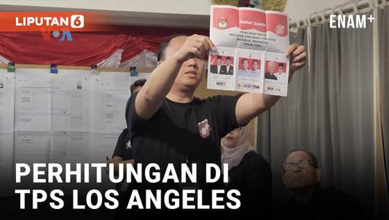 VIDEO: Caleg Artis dan Paslon 03 Unggul Sementara di TPS Los Angeles