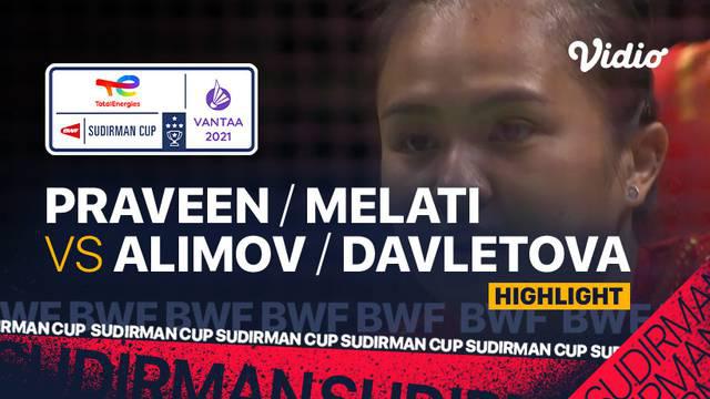 Berita video highlights kemenangan Praveen Jordan Melati Daeva Oktavianti atas ganda campuran Rusia, Rodion Alimov / Alina Davletova, di Grup C Piala Sudirman 2021, Minggu (26/9/2021) malam hari WIB.