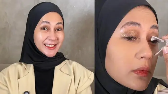 Paula Verhoeven ungkap tips pasang bulu mata palsu. (credit:instagram.com/paula_verhoeven)