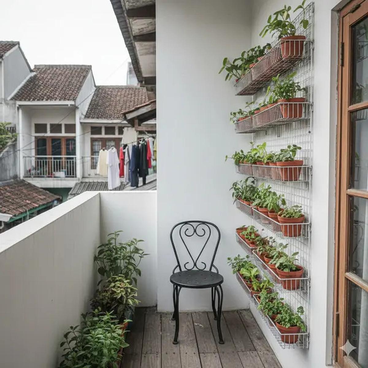 10 Ide Balkon Rumah Mungil di Lahan Terbatas yang Fungsional, Bikin Betah Nongkrong
