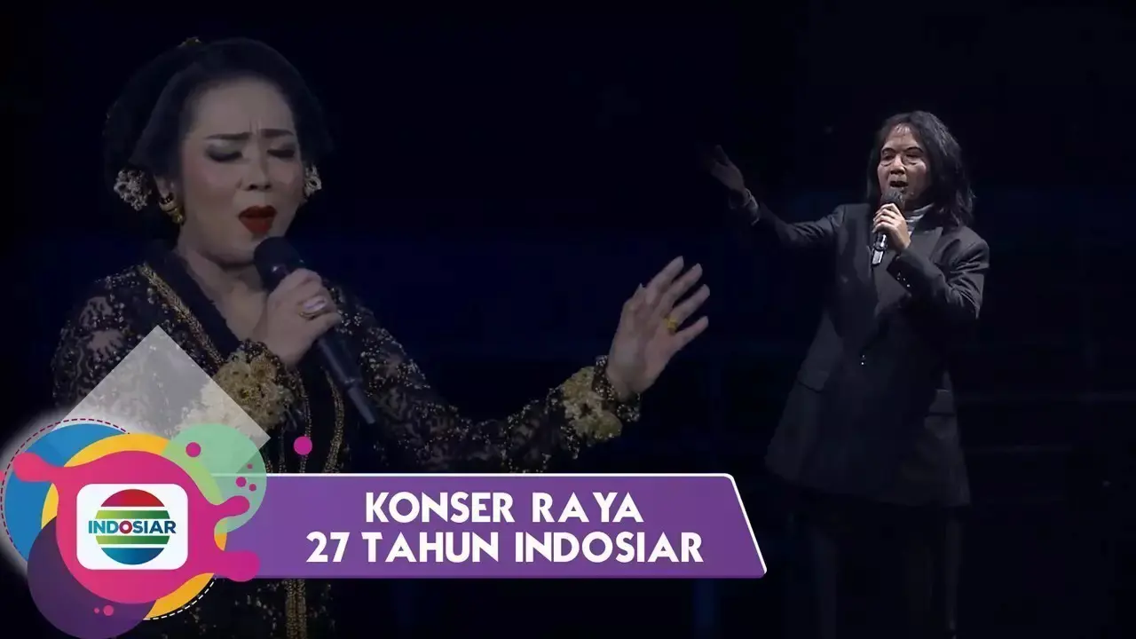 Soimah Makeover Jadi Chrisye di Konser Raya HUT Indosiar ke-27 (Foto: Vidio)