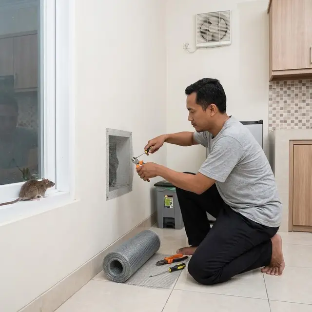 Pasang Kawat Kassa di Lubang Ventilasi (Gemini AI)