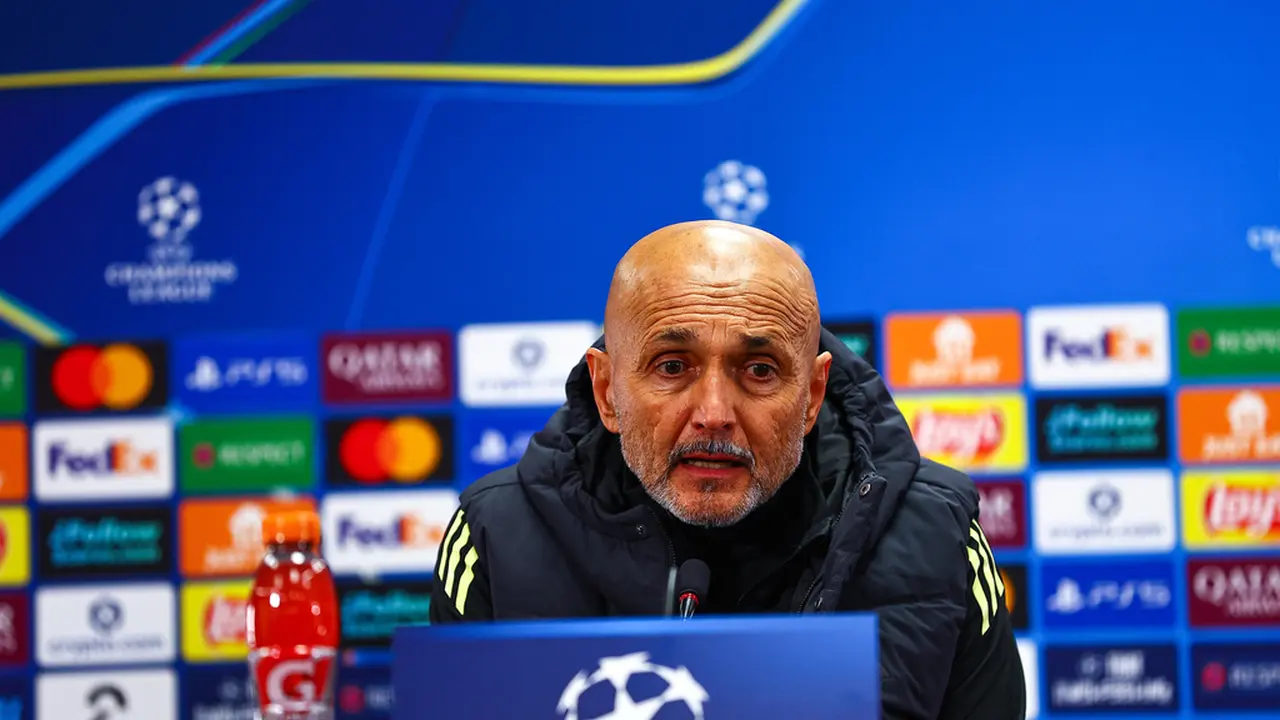 Luciano Spalletti, pelatih Juventus, berbicara dalam konferensi pers setelah pertandingan fase awal Liga Champions menghadapi Bodo/Glimt
