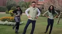 Kedutaan Besar Korea Selatan di India telah memikat orang-orang dengan video stafnya menari mengikuti lagu "Naatu Naatu". (SCREENGRAB/SOUTH KOREAN EMBASSY INDIA)
