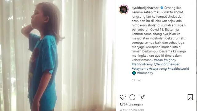 Ayu Azhari (Foto: Instagram/@ayukhadijahazhari)