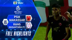 Berita video highlights laga lanjutan BRI Liga 1 2022/2023 antara PSM Makassar melawan Rans Nusantara FC yang berakhir dengan skor 3-1, Senin (30/1/2023) sore hari WIB.