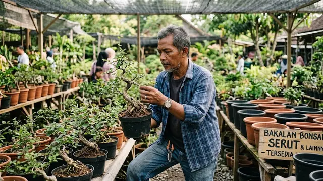 Cara Membentuk Bonsai Serut agar Tetap Pendek