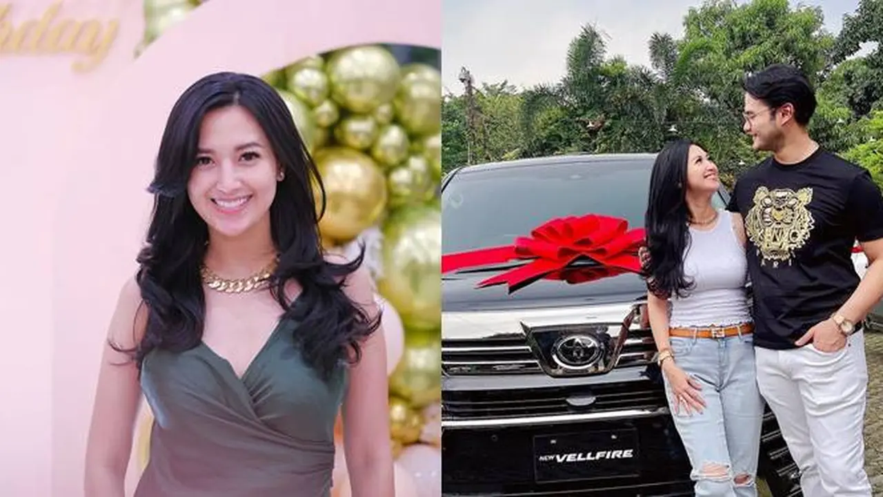 6 Momen Ulang Tahun Sylvia Fully Ke-33, Dapat Kado Mobil Mewah dari Suami