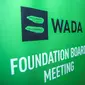 Logo Badan Anti-Doping Dunia (WADA). (TOFIK BABAYEV / AFP)