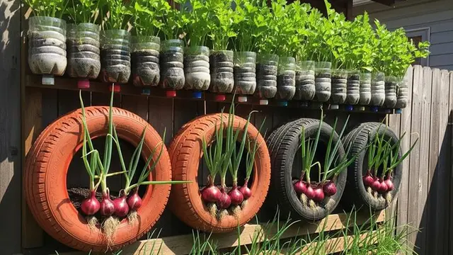 Layout Kebun Sayur di Rumah Kecil