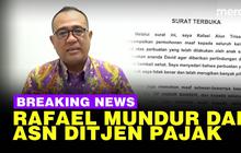 VIDEO: Rafael Ayah Mario Mundur dari PNS Ditjen Pajak Usai Jabatannya Dicopot Menkeu