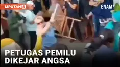 Emak-emak Lempar Kursi Ke Pendaftar Jalan Sehat Bersama BUMN