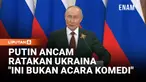 Presiden Rusia Vladimir Putin memberikan pernyataan keras usai peringatan Hari Kemenangan ke-81 atas Nazi Jerman di Lapangan Merah, Sabtu (9/5/2026). Putin menegaskan bahwa bagi Rusia, tanggal 9 Mei adalah hari sakral dan bukan sebuah pertunjukan kom...
