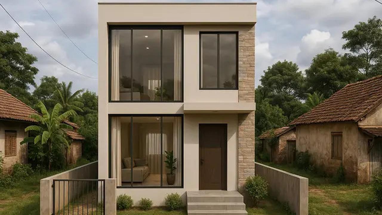 8 Model Rumah 6x9 di Kampung 2 Lantai yang Tampak Mewah Tapi Murah, Cocok untuk Keluarga Modern