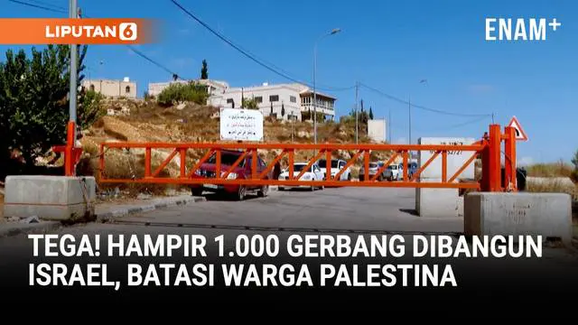 Israel Dirikan Hampir 1.000 Penghalang di Tepi Barat, Warga Palestina Semakin Dibatasi