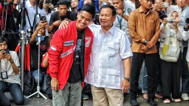 Kaesang Pangarep dan Prabowo Subianto