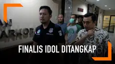 Salah satu finalis ajang pencarian bakat ditangkap polisi karena kepemilikan narkoba.