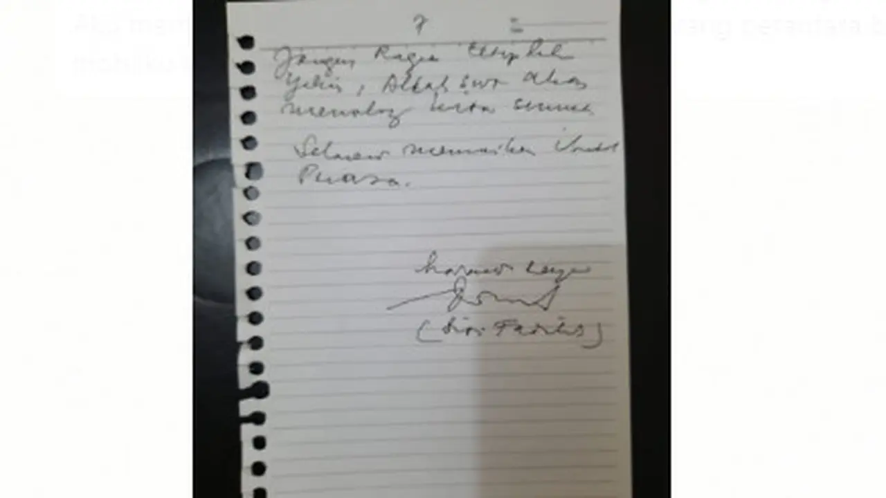 Surat Siti Fadilah