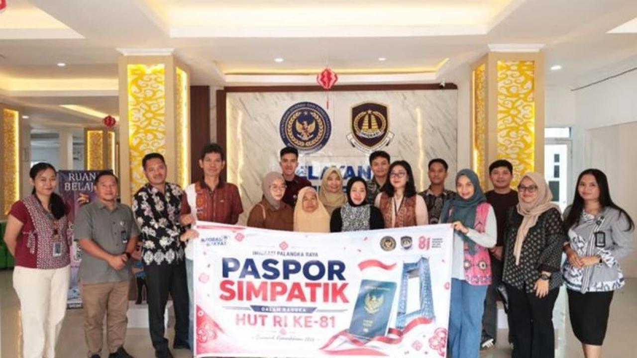 Sambut HUT ke-81 RI, Imigrasi Palangka Raya Gelar Layanan Paspor Simpatik di Akhir Pekan