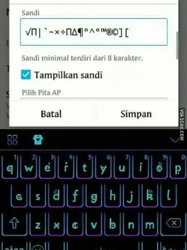 password wifi
