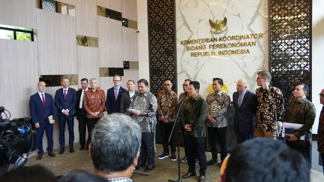 Ketua Komite Pengarah Satgas Transisi Energi dan Ekonomi Hijau sekaligus Menko Bidang Perekonomian Airlangga Hartarto. (Foto: ekon.go.id)