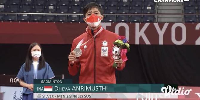 VIDEO: Momen Spesial, Dheva Anrimusthi Rebut Medali Perak Paralimpiade Tokyo 2020