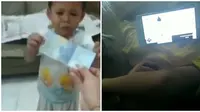 Video Anak Kecil Lagi Nangis Ini Malah Bikin Ketawa (Sumber:Instagram:awreceh.id)