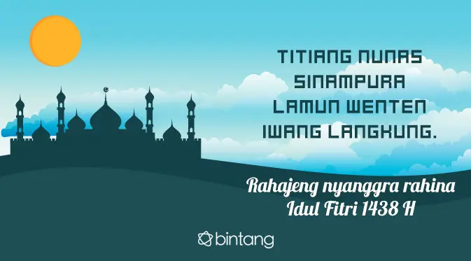 Kata-kata ucapan Idul Fitri. (Digital Imaging: M. Iqbal Nurfajri)