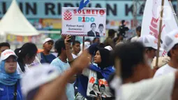 Kampanye akbar pasangan Ridwan Kamil-Suswono (RIDO) ini menjadi yang terakhir sebelum memasuki masa tenang Pemilihan Kepala Daerah Serentak 2024. (Liputan6.com/Angga Yuniar)