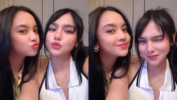 Momen Manis Davina Karamoy dan Lyodra Ginting (Instagram/@davinaakaramoy)