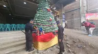 Tim Gegana Brimob Polda Lampung Sisir Gereja-Gereja di Bandar Lampung untuk Antisipasi Terorisme