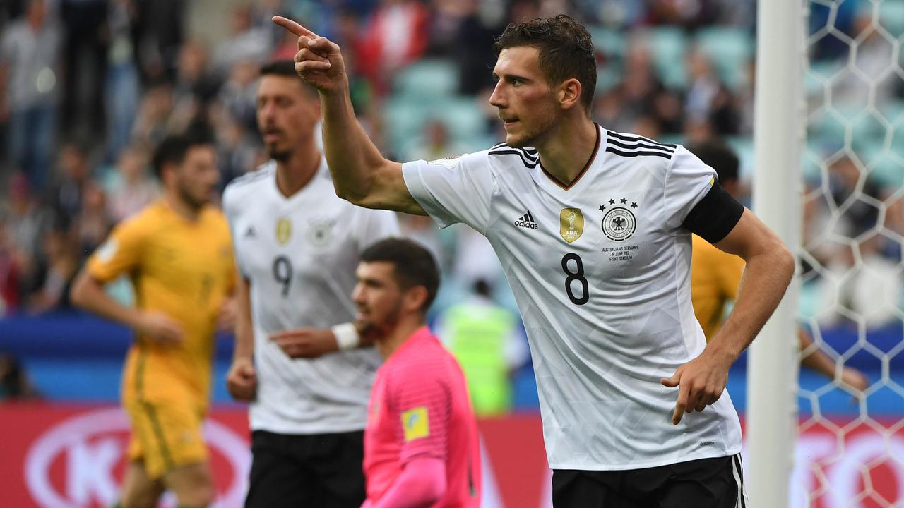 FOTO: Jerman Susah Payah Taklukkan Australia